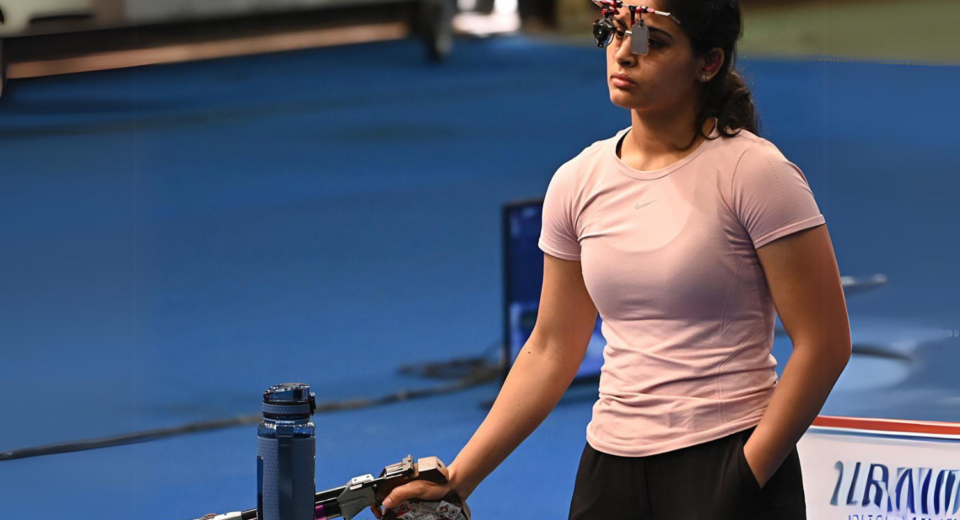 Manu Bhaker's Hat-Trick? In the Women’s 25-Meter Pistol Final of the Paris Olympics